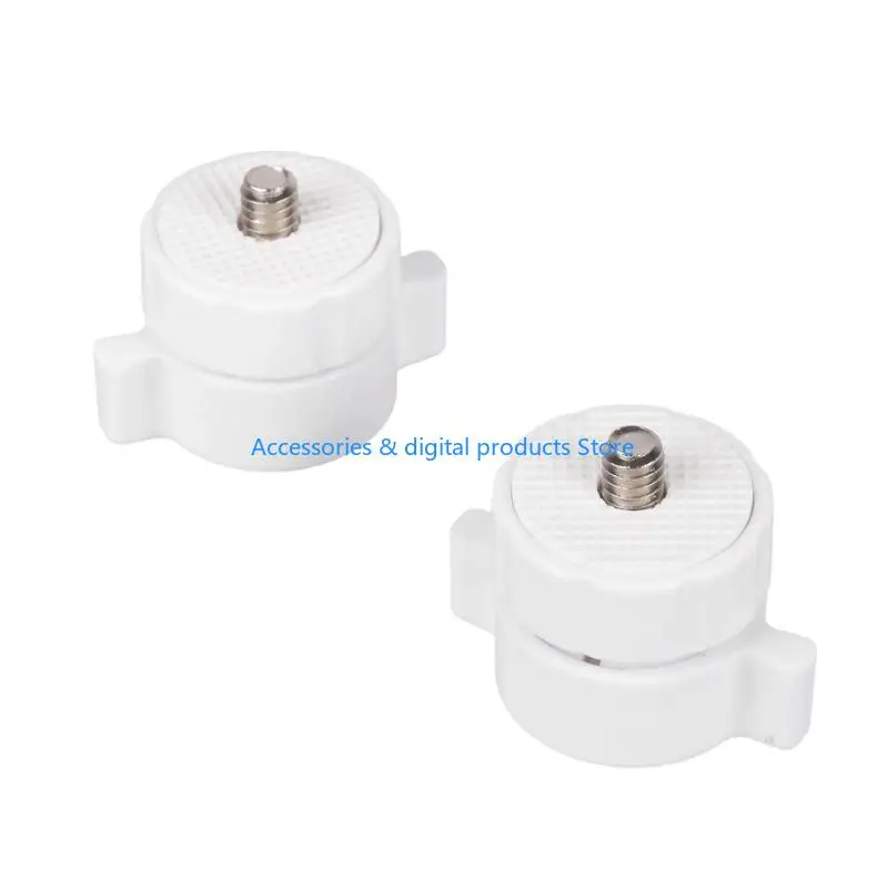 77JD Small Plastic 17mm Ball Joint 1/4 Male Thread Connector For Cameras Equipment