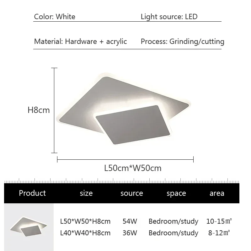 Modern LED Ceiling Lamp For Living Room Study Room Kitchen Bedroom Ceiling Chandelier Home Decor indoor Lighting Fixture Lustre