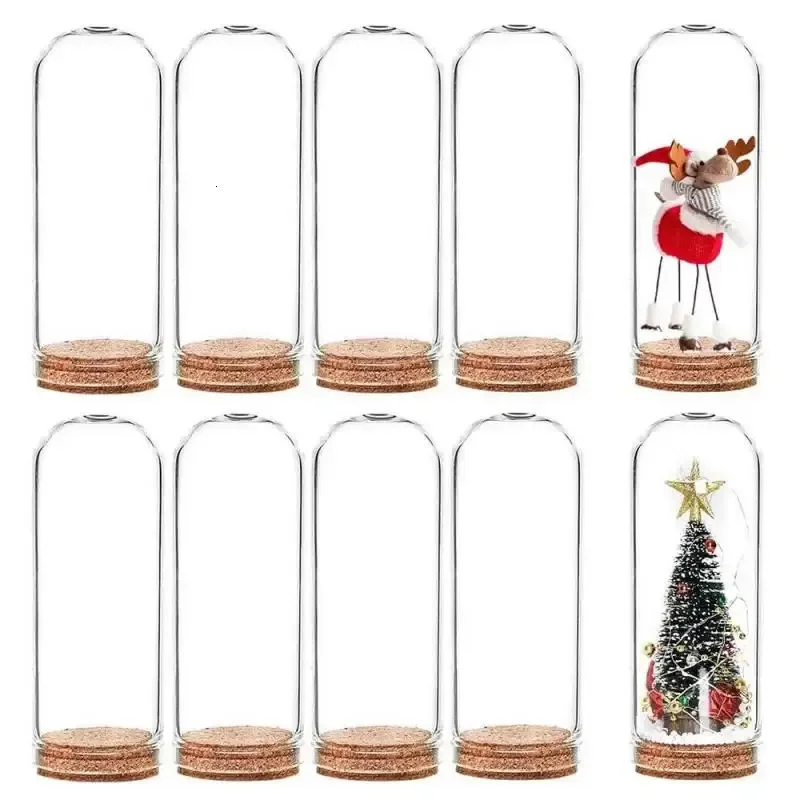 

20Pack Glass Dome Jars Decoration Bottles Cloche Bell Jar for Wedding Party FavorsArtsGiftChristmas Halloween Home Decoration 24