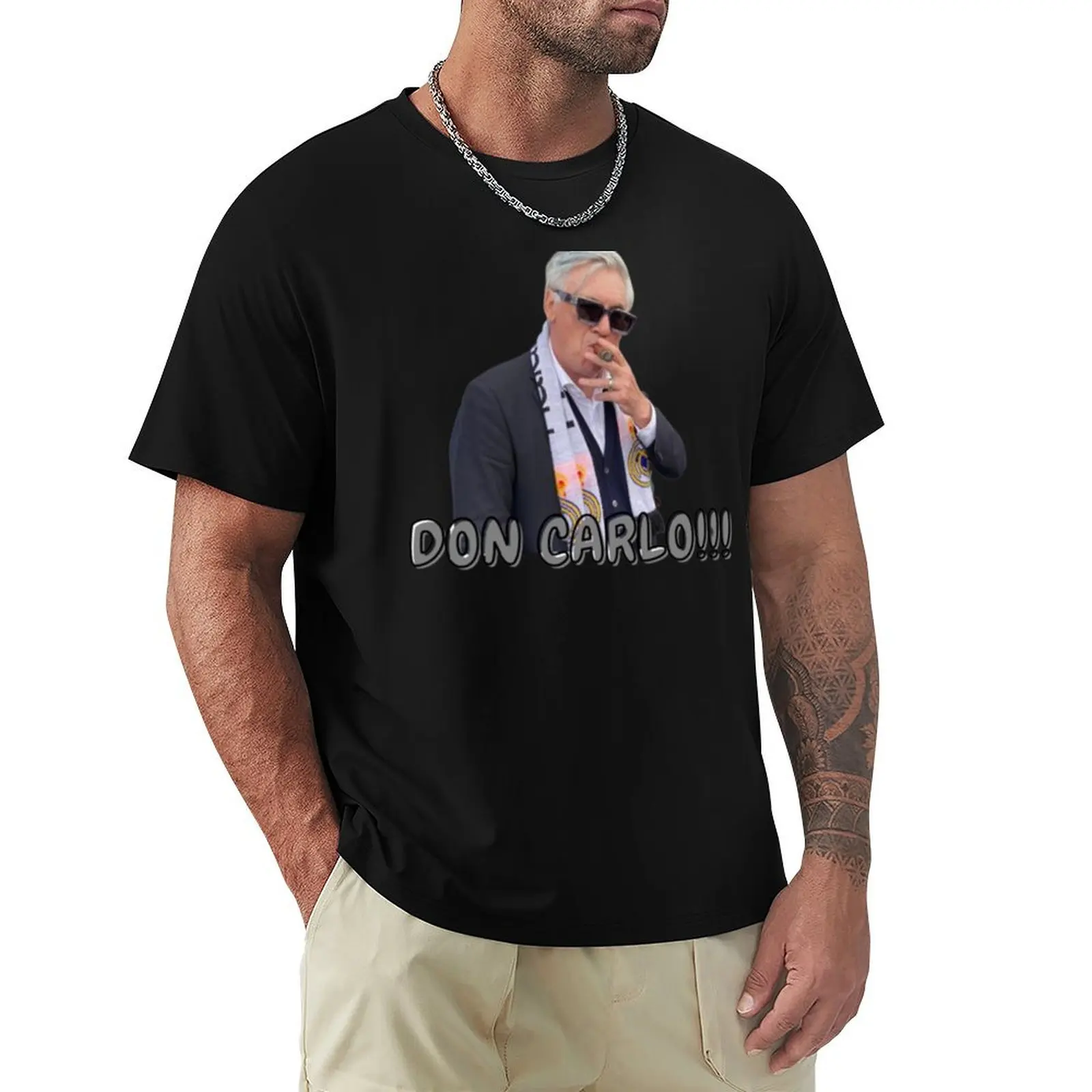 

Don Carlo Ancelotti T-Shirt vintage clothes anime stuff mens t shirts casual stylish
