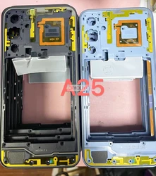 NEW Middle Housing Plate Frame Repair With Buttons Parts for Samsung Galaxy A25 Back Housing Frame