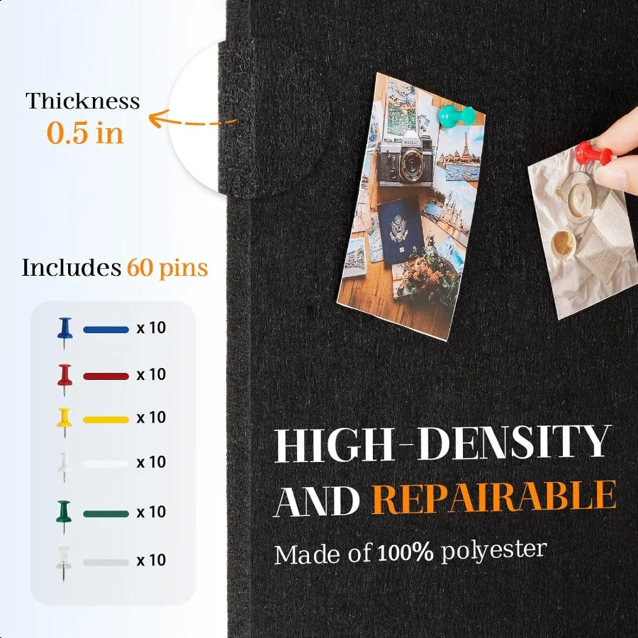 ورأى لوحة الفلين البلاط 6 حزم 12 "x 12" 1 2 "سميكة لوحة الإعلانات الفلين لوحات صوتية ذاتية اللصق ألواح الفلين عازلة للصوت ل #4