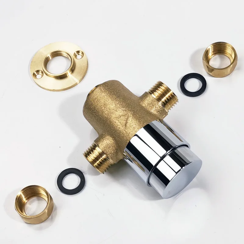 Brass Concealed Urinal Valve Urinal Flush Valve Delay Shower Valve Switch Flush Valve Antique Brass Faucet Water-tap Outdoor