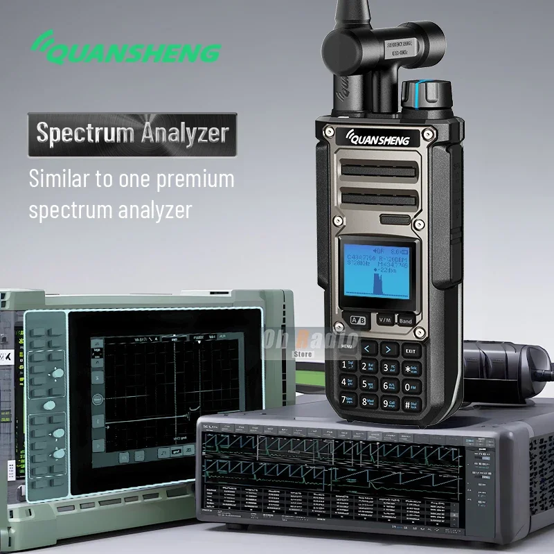 New Quansheng TK11 8 Walkie Talkie 10W Portable Two Way Radio Long Range 3000mAh Transceiver Ham Amateur CB Shortwave Receiver - view 3