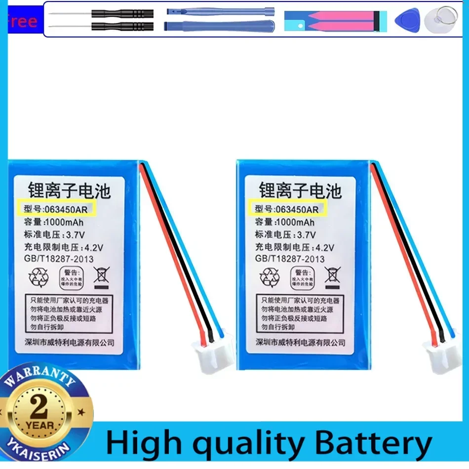 Wireless Telephone Battery 1000mAh for 063450AR Wireless Mobile Fixed Telephone LS938 LS933 Batteria Tools Track Code Warranty