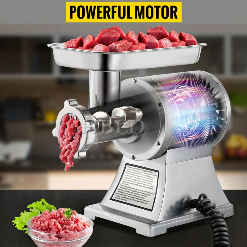 

Multi Functional Electric Meat Grinder, Commercial Food Processing Sausage Filling Beef Chopper