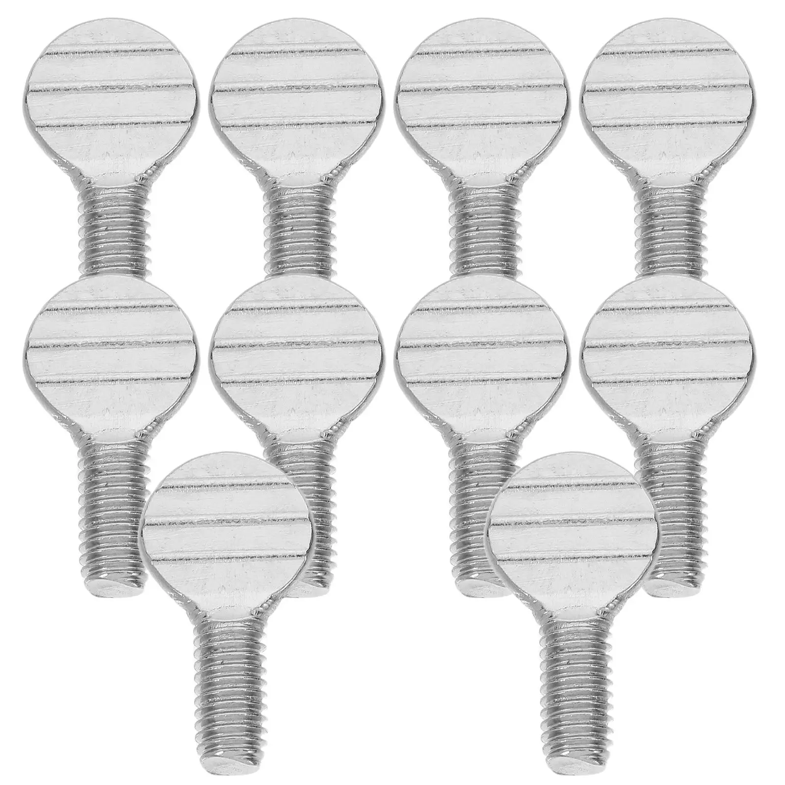 

10 pcs Rotating Fork Screws Stainless Steel Durable BBQ Metal Skewers Easy Installation Outdoor Cooking Accessories Air Fryer