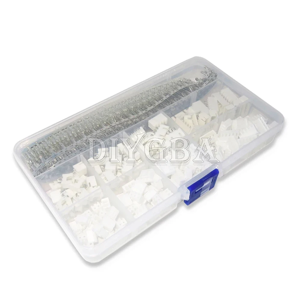 560PCS 2.54mm XH2.54 2P 3P 4P 5 Pin Pitch Terminal Kit / Housing / Pin Header JST Connector Wire Connectors Adaptor XH DIY Kits