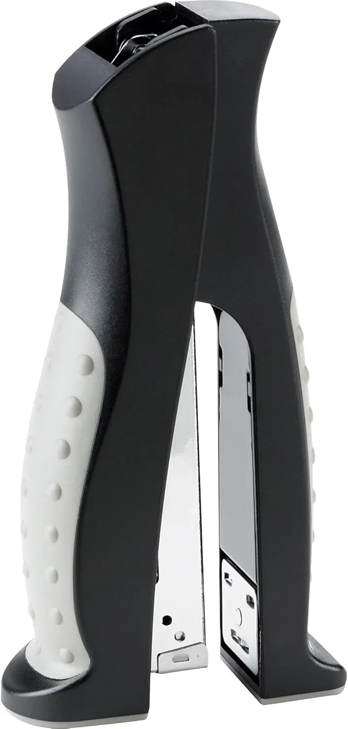 

Компактный вертикальный настольный степлер, вместимость 20 листов, черный - компактный и долговечный