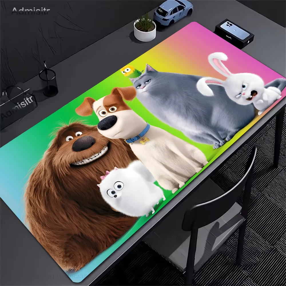 Anime The S-Secret Life Of Pets Mousepad Large Gaming Mouse Pad LockEdge Thickened Computer Keyboard Table Desk Mat