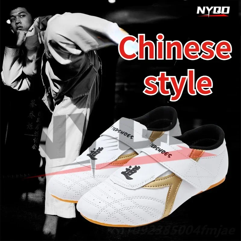 Zapatos de Taekwondo transpirables para hombre, zapatos de Kung Fu de alta calidad, Wushu Taichi, Karate, artes marciales, zapatos de taekwondo para niños, mujeres y hombres