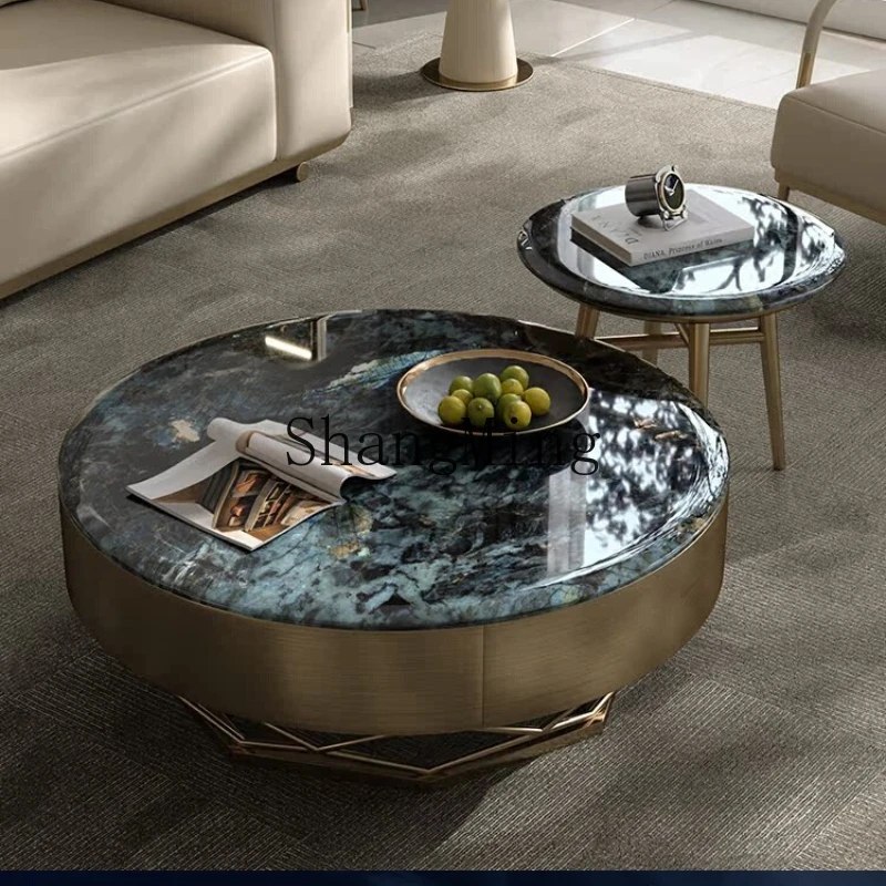 

LXY simple living room home removable coffee table balcony storage small table