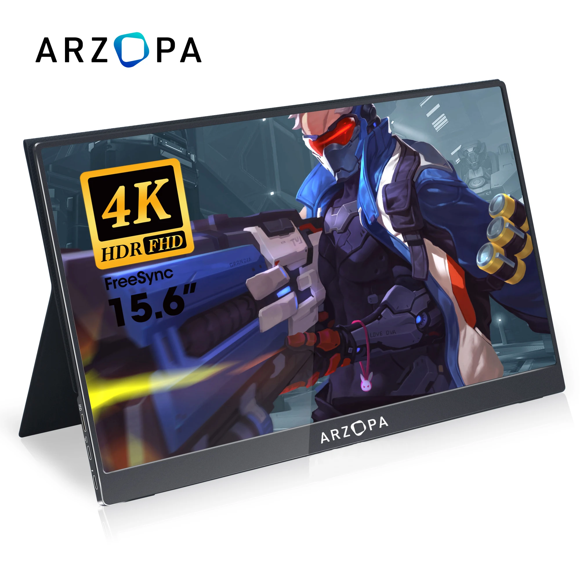 Arzopa Dual Triple Display Screen Extender Laptop 14.0 Inch 4K Gaming Portable Monitor With USB Type C