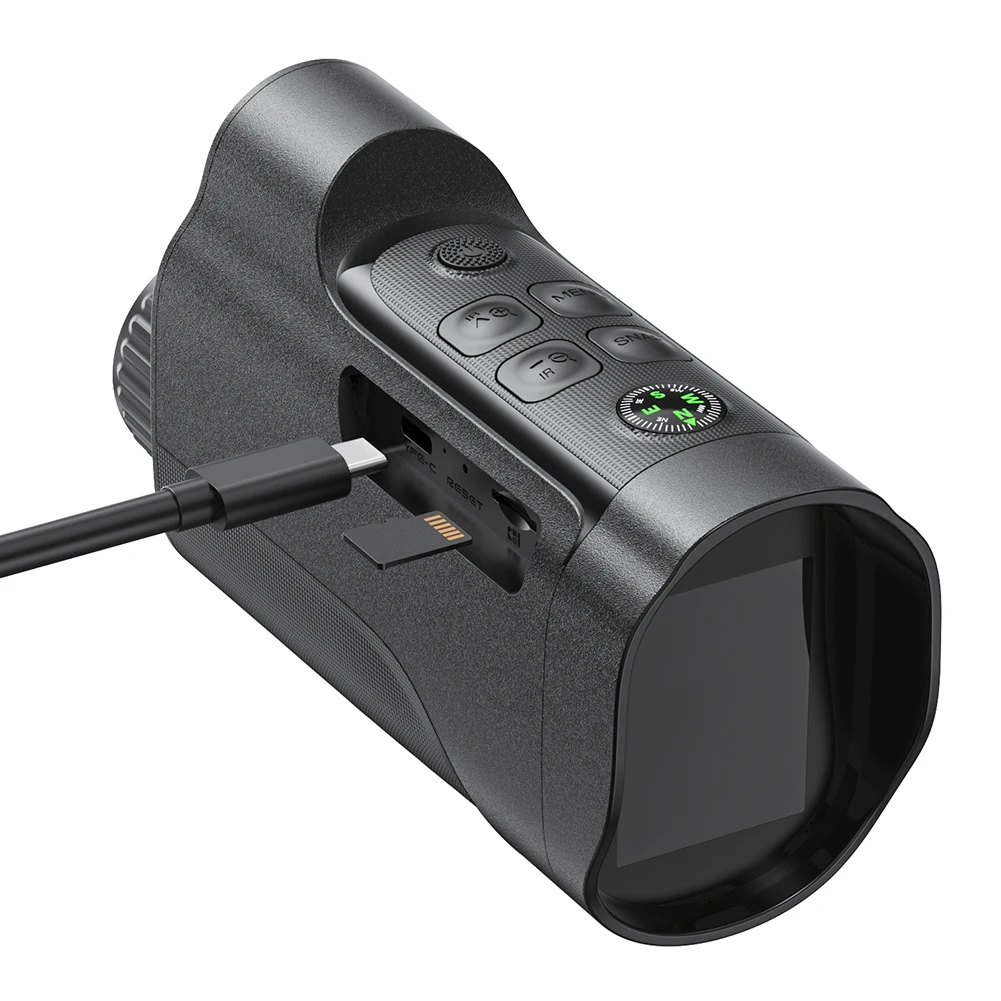 

Infrared Night Vision Telescope 10X Digital Zoom Monocular Telescope Night Vision Goggles for Star Watching Bird Watching Hiking