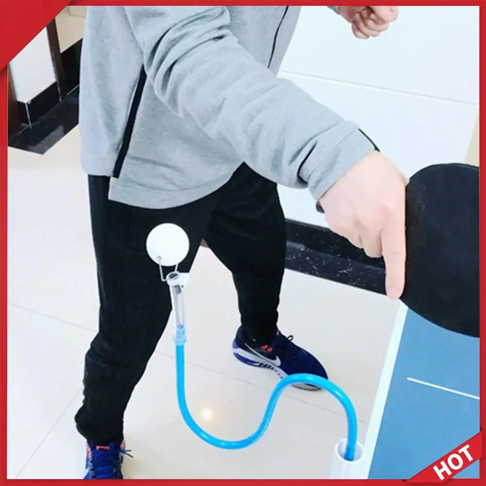 

Тренажер для мяча для настольного тенниса, тренировочный робот для пинг-понга, быстрый отскок, мяч для самостоятельного обучения с настольным зажимом для начинающих