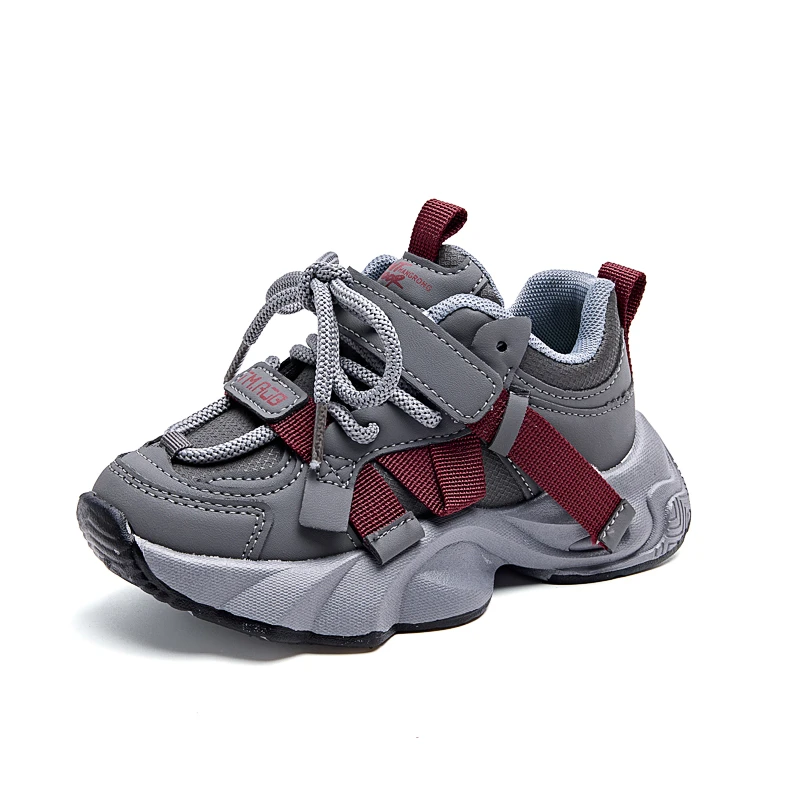 Autumn Children Clunky Sneakers Outside Boys Breathable Running Shoes Girls Fashion Thick Sole Shoes Baby Kindergarten Sneakers