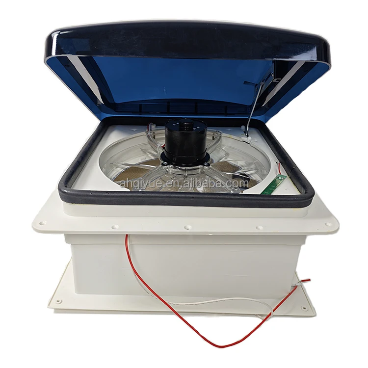 

Intelligent Library QIYUE 360x360mm 3-Speed Automatic RV Camper Exhaust Fan Roof Ventilation Skylight