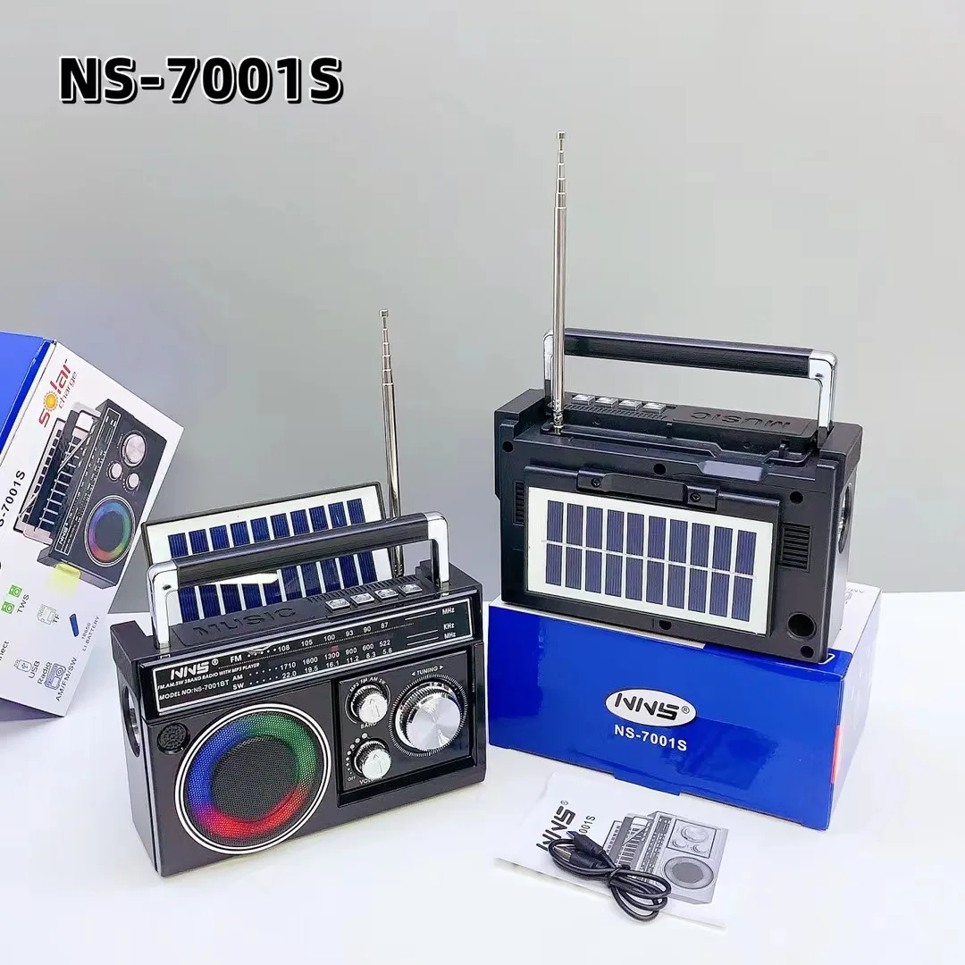 

Солнечная аварийная FM/AM/SW радио, многофункциональное светодиодное освещение для чтения, радио, беспроводной Bluetooth-динамик с интерфейсом USB/TF-карты