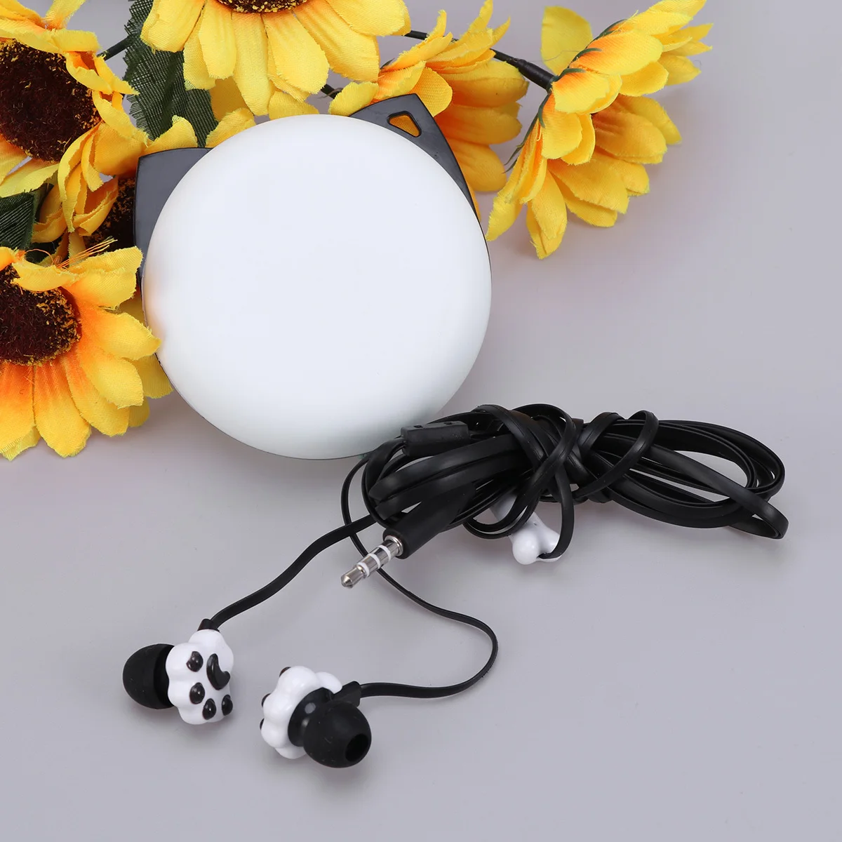 

Kitten Claw Headphones Cartoon Earphone For Kids Girls With Storage Box Birthday Christmas Gift Earphones Headphones Portable