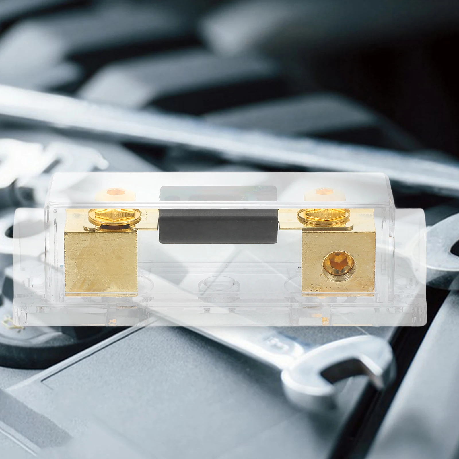 

Car Amplifier Fuse Holder Stable Operation Auto Audio Amp Fuse Block Overload Protection Distribution Block Auto Audio