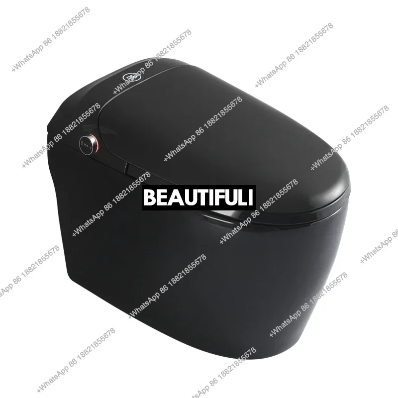 

Z136Color automatic flip smart toilet black wall row drying toilet