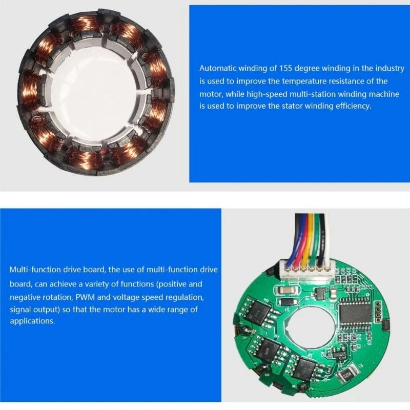 

Integrated Driver Control BL3625S Nonbrush Motor Wide 4 24V DIRECT CURRENT Input Thin for Models Automation Systems
