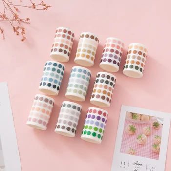 60mm * 3m świeże kolorowe gradienty kropki taśma Washi Scrapbooking DIY taśmy maskujące dziennik papiernicze szkolne materiały biurowe