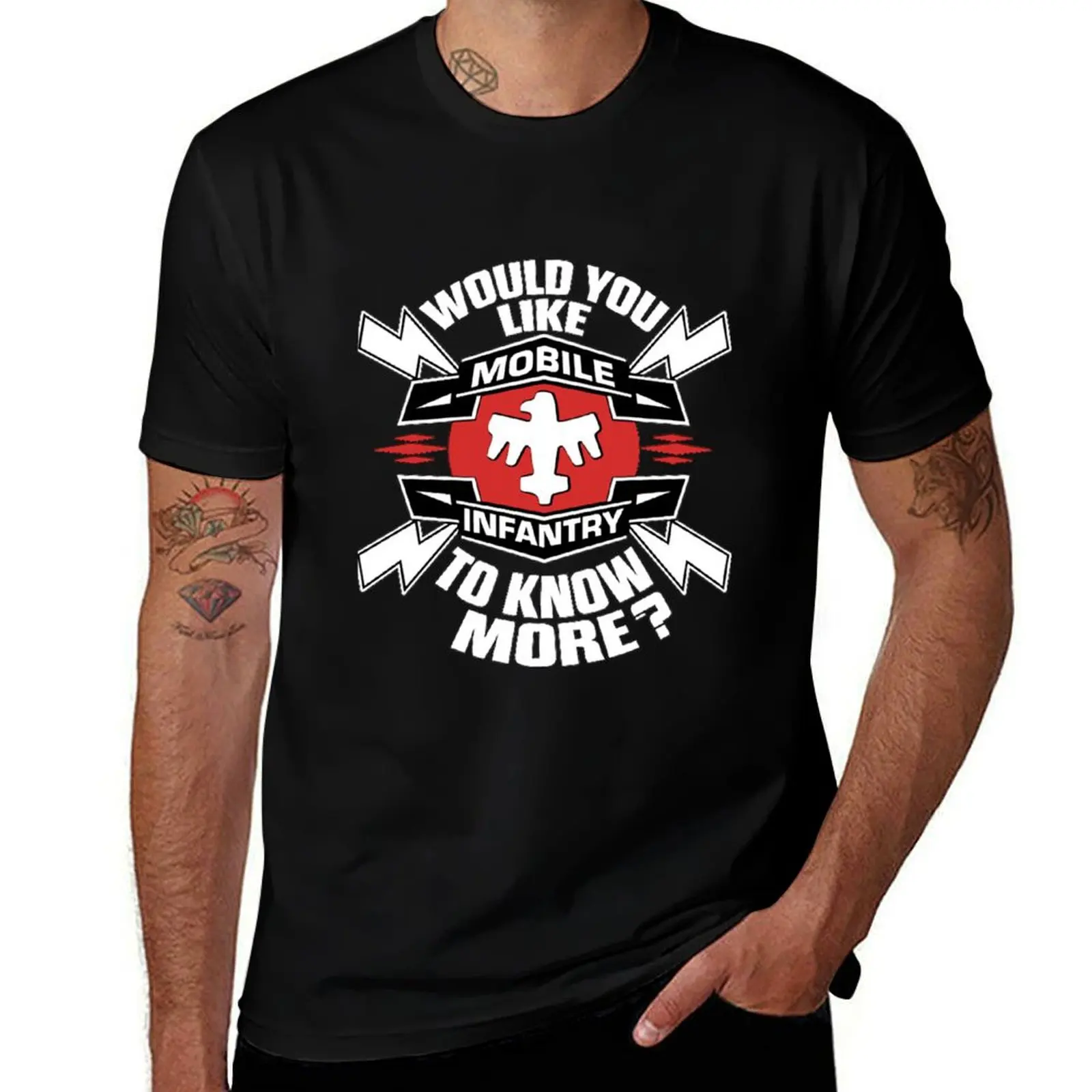 

UCF Mobile Infantry T-Shirt anime t shirts oversize man t shirt luxury