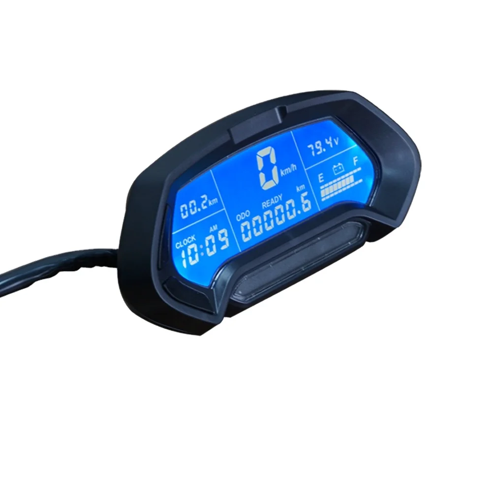

Hot selling：Wholesale New CT-22 Digital LCD Speedoemeter 48-120V for Electric Motorcycle Display