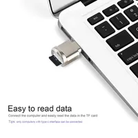 Portable Mini Card Reader Type C Micro SD TF Memory Card Reader OTG Adapter USB 3.1 Card Reader For Samsung Huawei Macbook LeTV