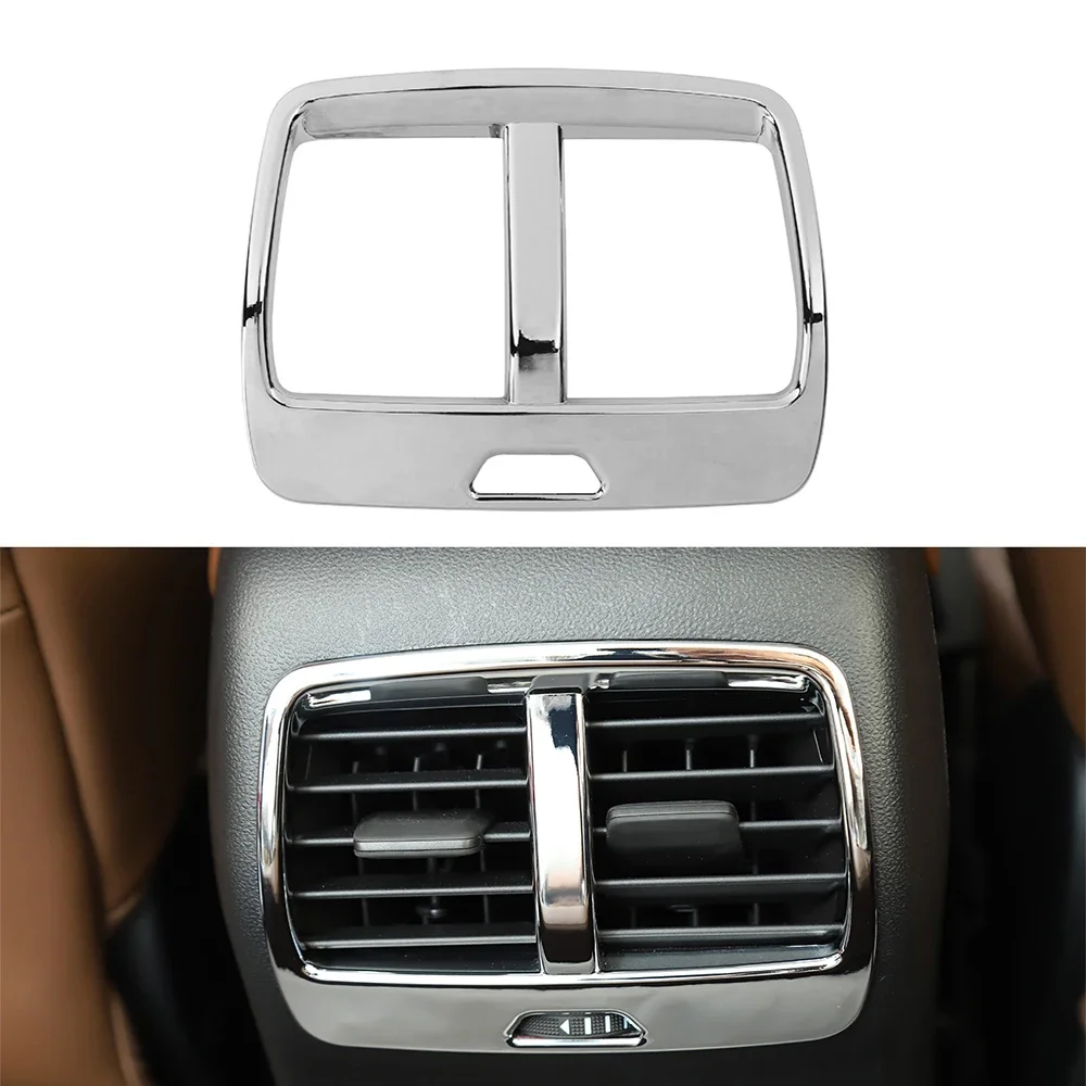 

For Ford Bronco Sport 2021+ Car Rear Air Conditioner Outlet Vent Frame Trim Interior ABS Styling Moldings