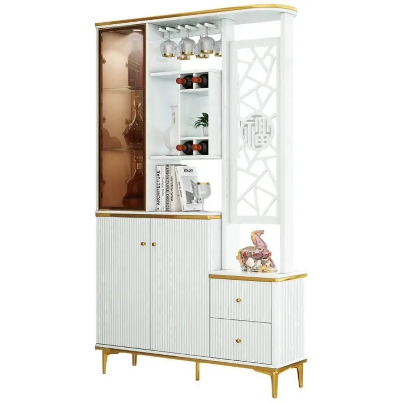 

Shoe integrated restaurant side wine cabinet decorative simple now