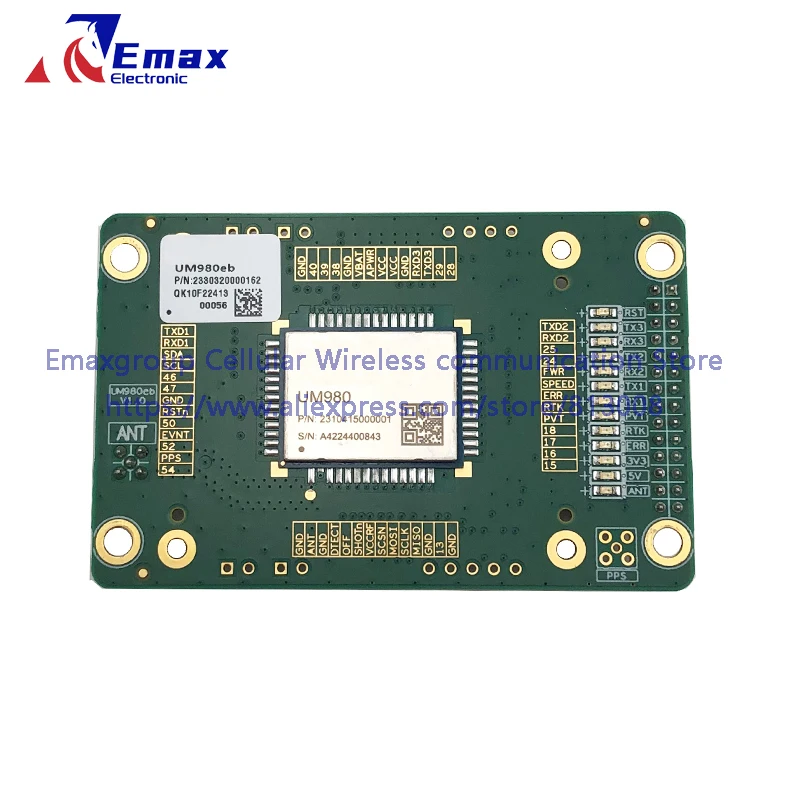 Free Ship EM-UM980D4 Core Board UM980D4 RTK GPS Module With EM-500 High-precision Antenna RTK GNSS Receiver