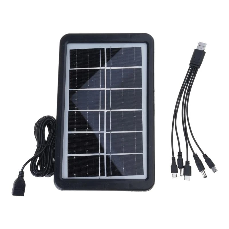 Cargo eficiente teléfono solar 10 con carga teléfono del puerto USB.