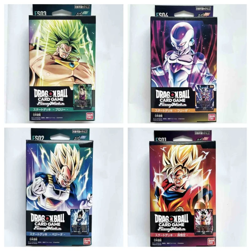 2024 Hot Bandai Dragon Ball Super Tcg Fs01 02 03 04 Fusion World Starter Deck Son Goku Trading Collection Card Game Gift Toy