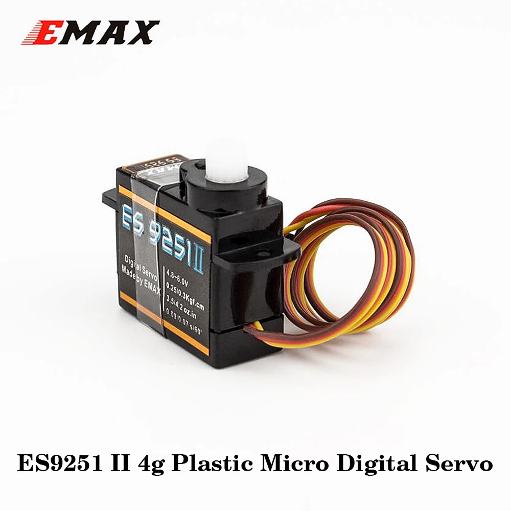 EMAX ES9251 II 4g Plastic Micro Digital Servo / ES9051 4.3g Digital Mini Servo For RC Model