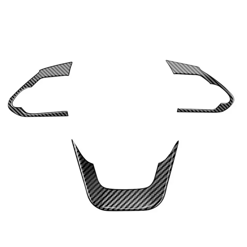 Authentic RHD Car Interior Steering Wheel Cover Trim Sticker Kits For Toyota Voxy Noah 90 Series 2022 2023+ABS Carbon Fiber Repl