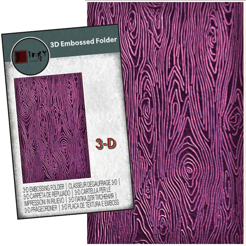 Tree Pattern 3d Embossing Folder Scrapbook Album Materials Supplies Diy Craft Art Deco Flower Background Greeting Card Photo