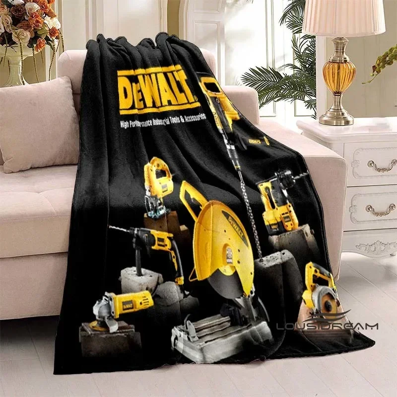 Dewalt Logo Throws Blanket for Adults and Children Soft and Comfortable Bedroom Living Room Decor Gift Blanket Dropshi