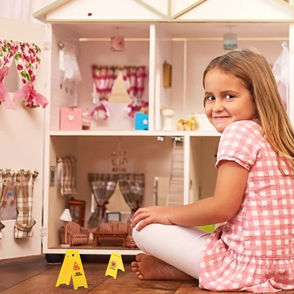 1 комплект дорожных знаков для детей, уличный дорожный знак, барикады, моделирование, игровой набор, миниатюрные дорожные конусы, безопасный, прочный