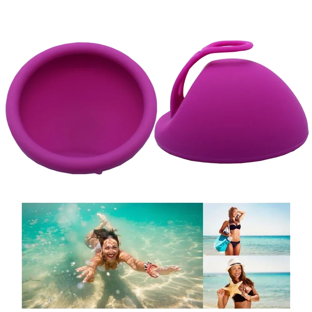 

1pc Soft Silicone Menstrual Cup Extra-Thin Sterilizing Reusable Menstrual Disk Tampon Pad Alternative Menstrual Cup