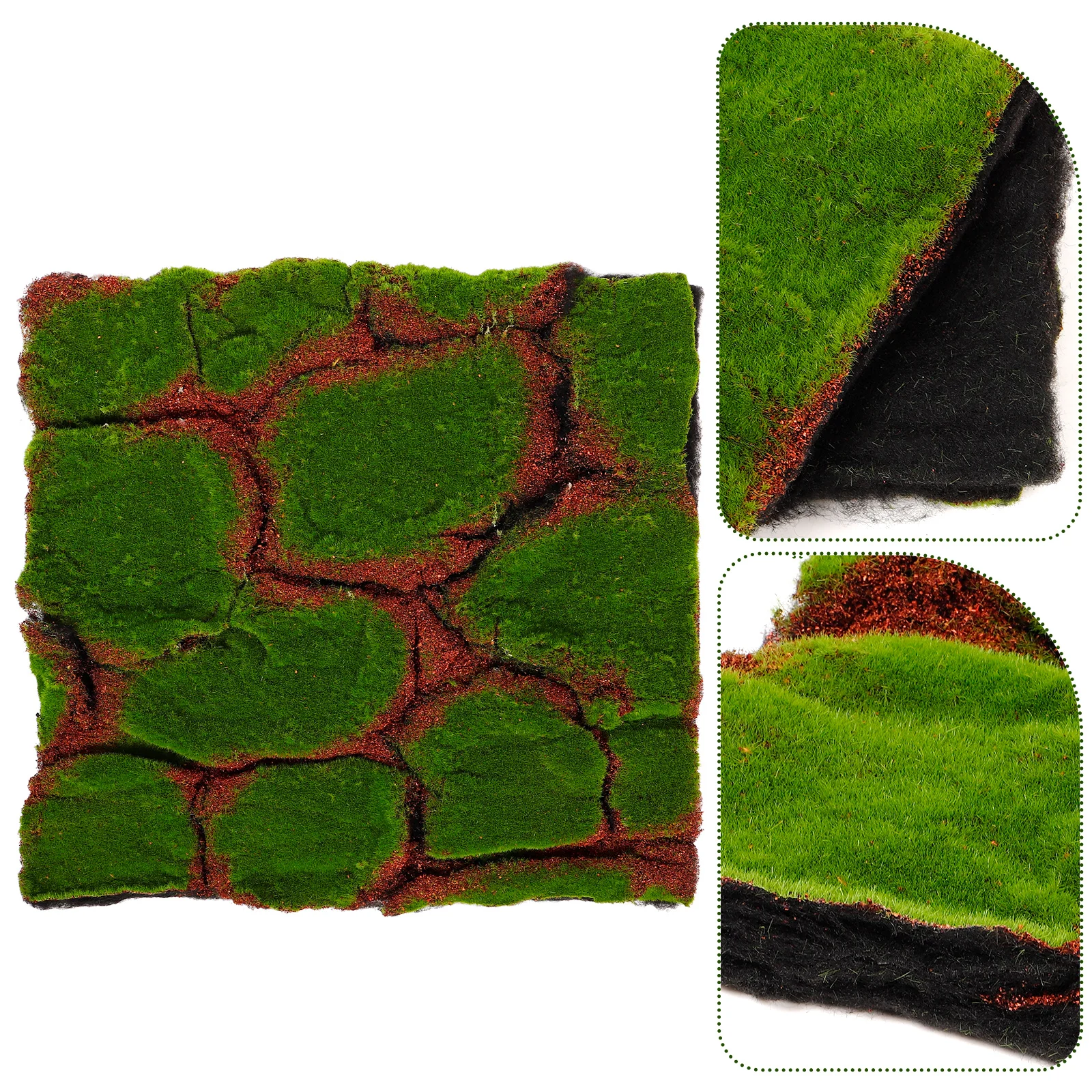 

Artificial Moss Fake Turf Micro Landscape Decor Realistic Green Faux Grass For Dollhouse Fairy Garden Terrarium Simulated