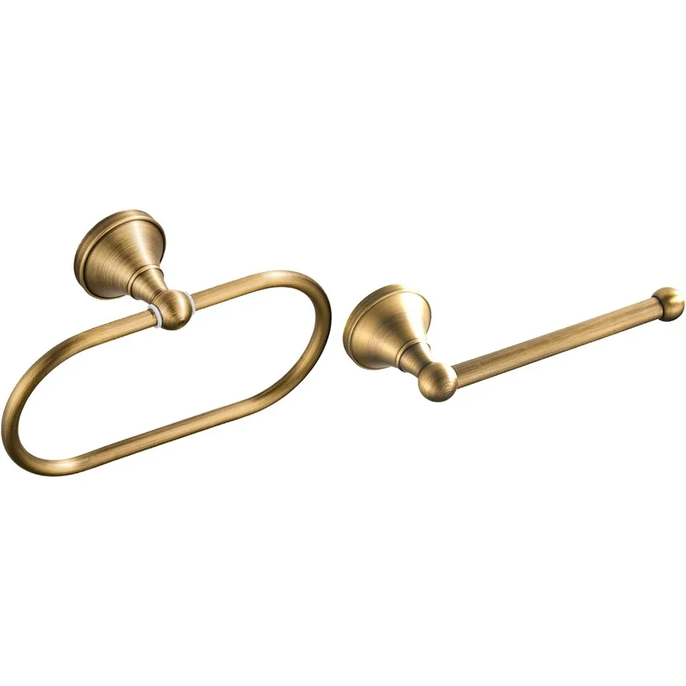 

Antique Style Oval Toilet Paper Holder with Brass Material and Wall Mount for Bathroom Accessories