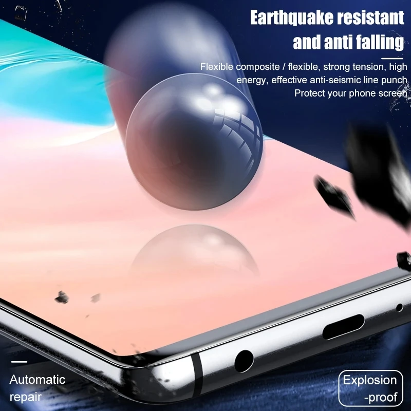 Pellicola salvaschermo a copertura totale 4 pezzi per Samsung Galaxy S21 Plus S22 S23 Ultra FE S20 S10 protezione dello schermo idrogel per nota 20 9 10