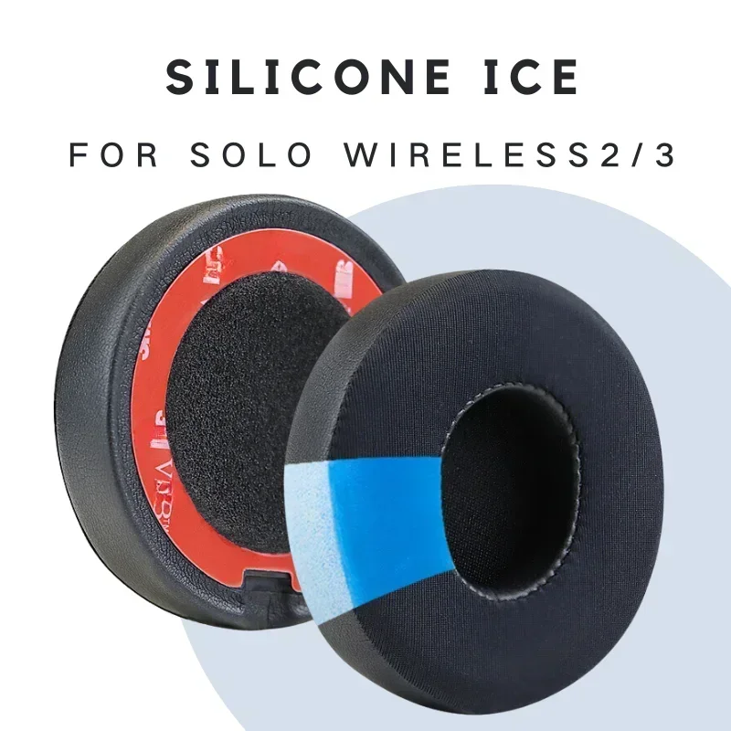 1 Pair Cooling Gel Replacement Ear Pads Cushions for Beats Solo 2 Solo 3 Wireless Headphones Solo2 Solo3 Earpads