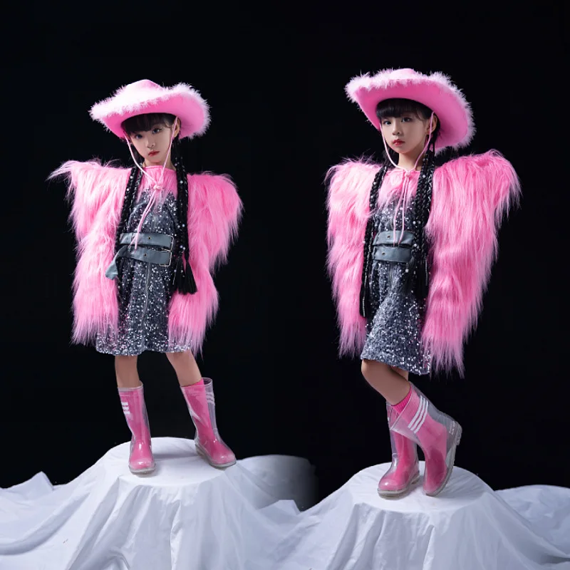 

Girls' Sense Of Technology Starlight Amusement Park Children's Dopamine Catwalk Trendy Clothes Car Model Candy Color Team Clothe
