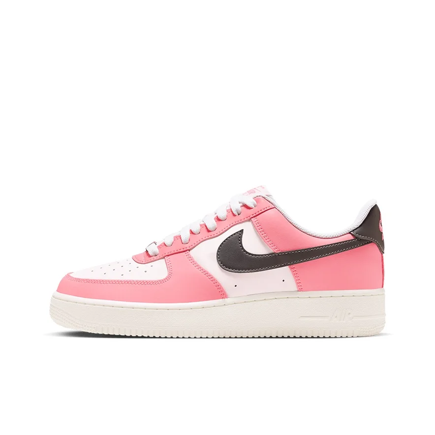 Nike Air Force 1 Skateboard Shoes Unisex Low Top White/Pink FQ6850-621