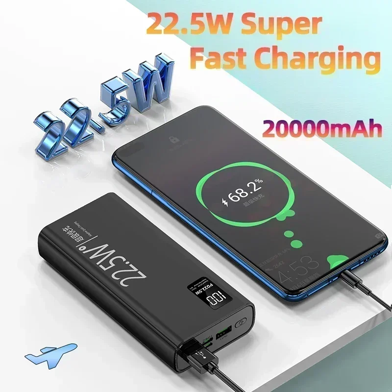 MAOLEI  KJ-K8 fast charging mobile power bank, with a large capacity of 200000mAh, compatible with Apple, Samsung,  Xiaomi