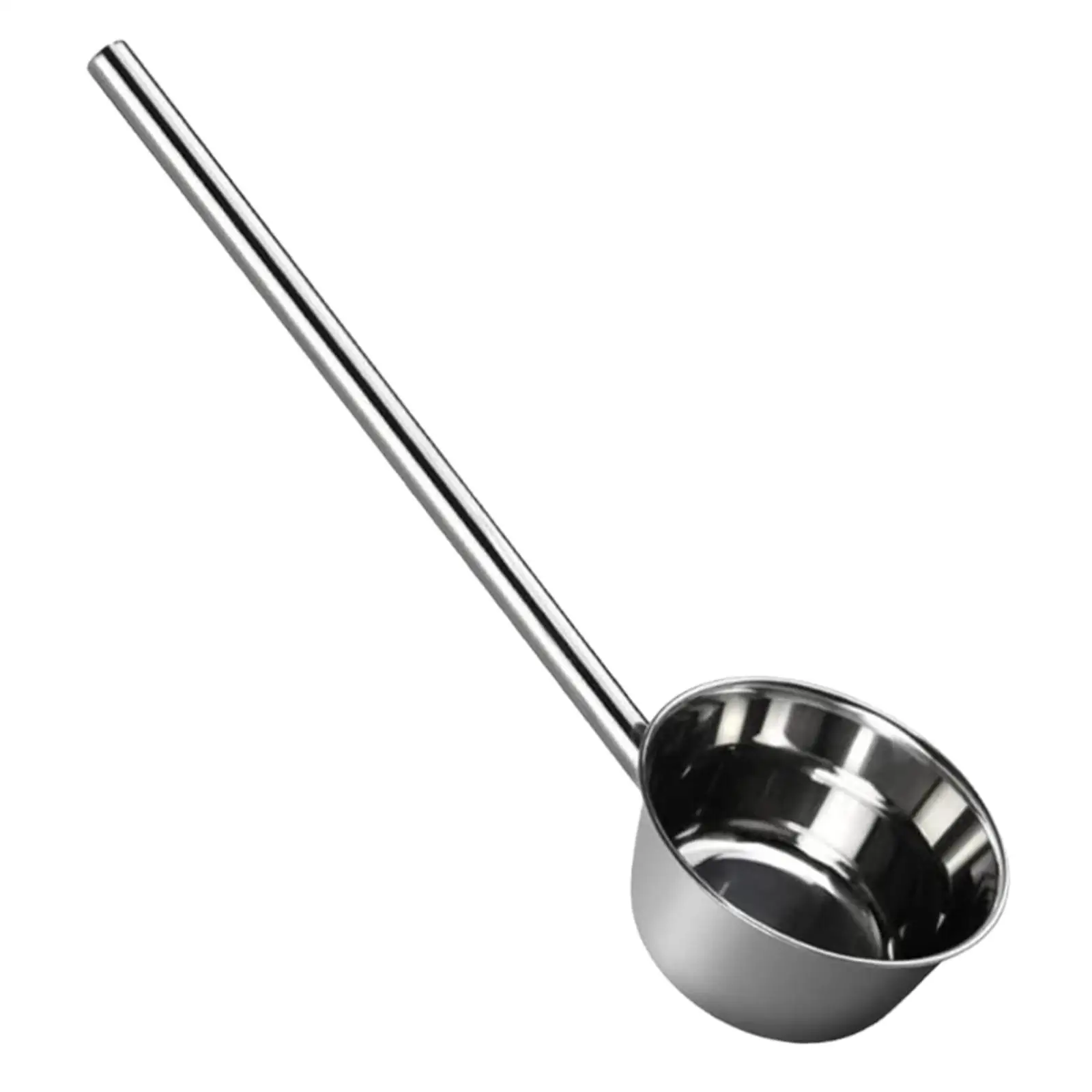 

Ковш для воды, длинная ручка, прочный инструмент, ложка для супа из нержавеющей стали, половник для супа