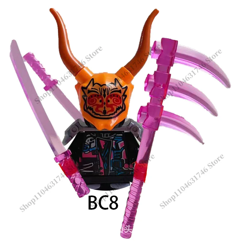 Ninja speelgoed Bouwsteen beeldje poppen kinderen mini baksteen poppen montage puzzels feest Festival geschenken